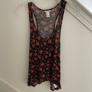 Forever 21 Tank Top Flowers Design Size S